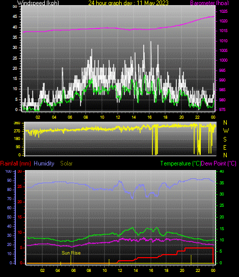 24 Hour Graph for Day 11