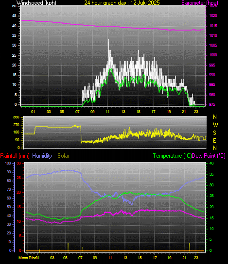 24 Hour Graph for Day 12