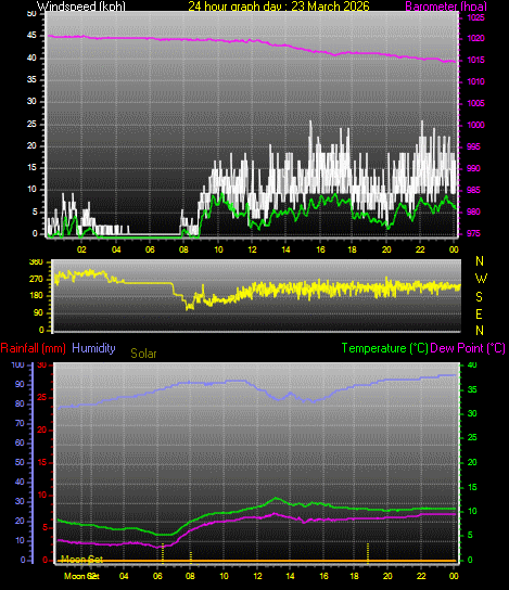 24 Hour Graph for Day 23